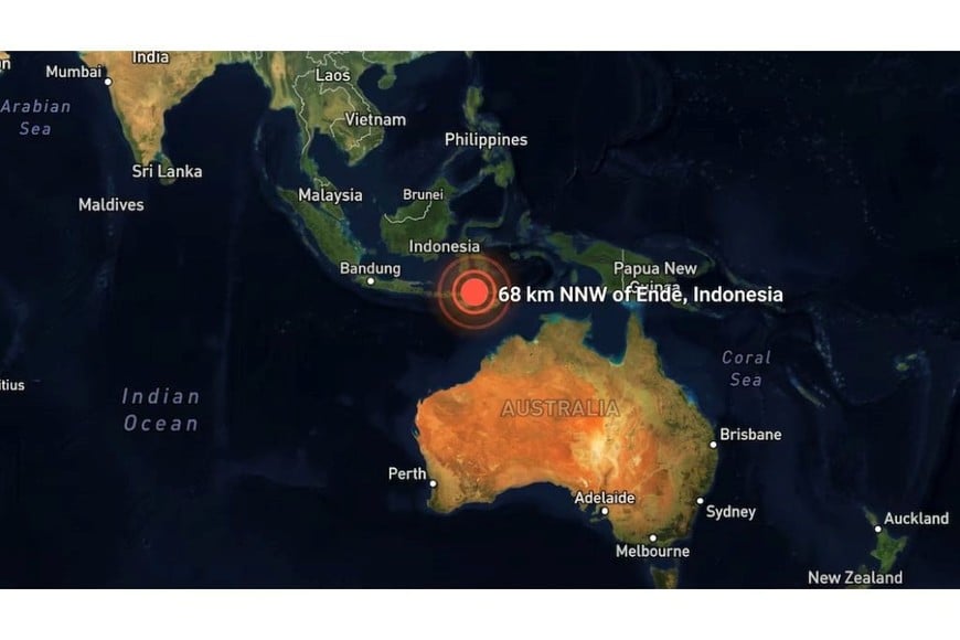 terremoto en indonesia
