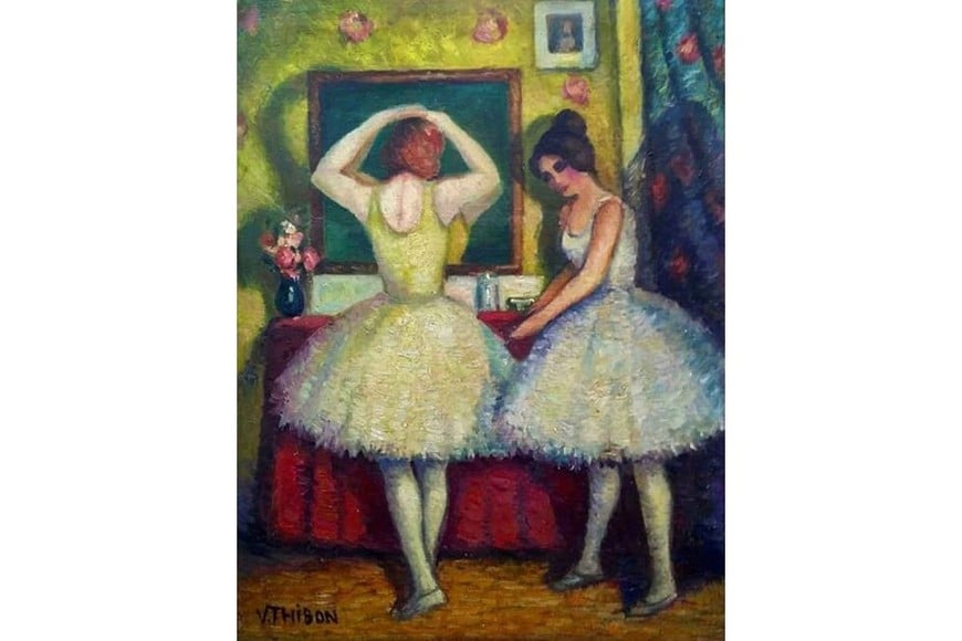 "Bailarinas". Foto: Galería Magna Arte Argentino