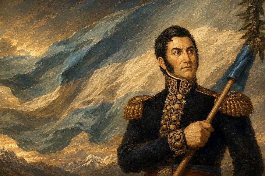José Francisco de San Martín y Matorras. Nacido en Yapeyú, Corrientes (virreinato del Río de la Plata), el 25 de febrero de 1778. Falleció en Boulogne Sur Mer, Francia, 17 de agosto de 1850.