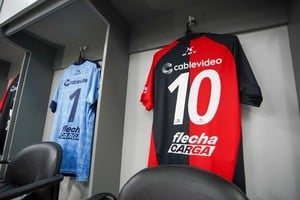 El vestuario de Colón en la previa del partido vs. Patronato. Foto: Fernando Nicola