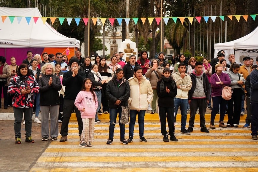 La Antorcha Suramericana pasó por Gálvez y llegó a Coronda.