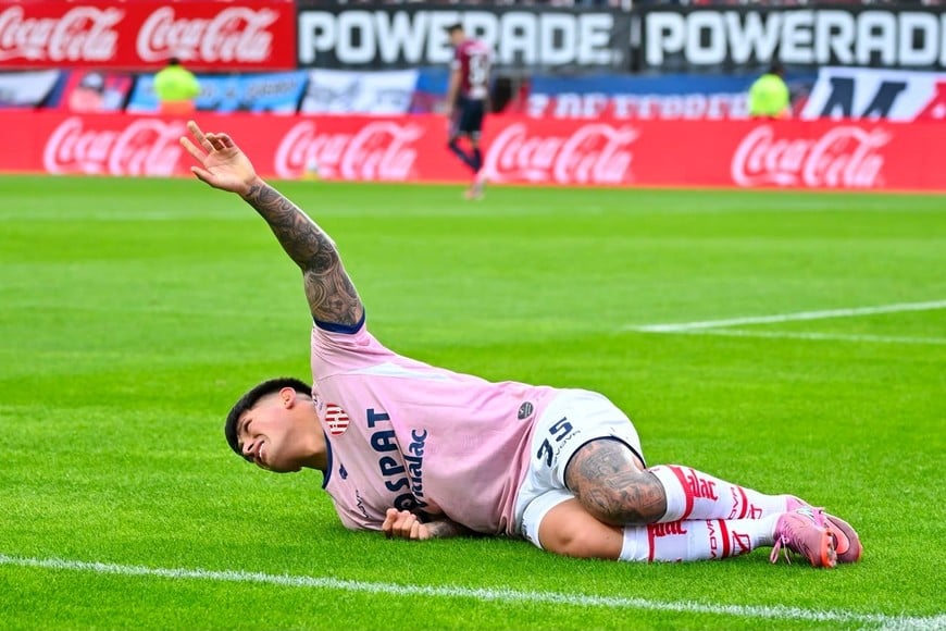 Lesión de Vargas | Unión-San Lorenzo | Estadio Pedro Bidegain. Foto: Juan Manuel Foglia