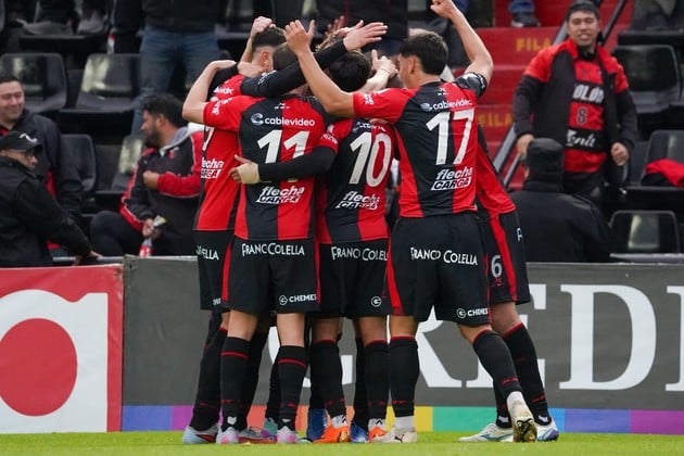 Gol de Matías Muñoz para el 3-0. Foto: Fernando Nicola