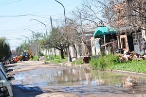 La obra quedó inconclusa y los vecinos padecen las consecuencias.
Archivo.