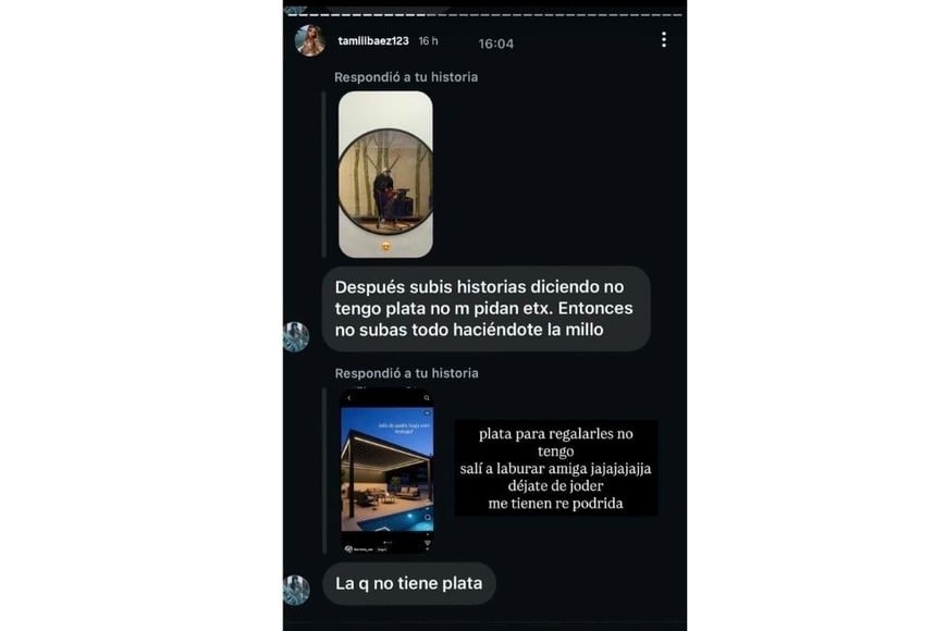 El planteo generó nuevas respuestas por parte de algunas usuarias de la red social.