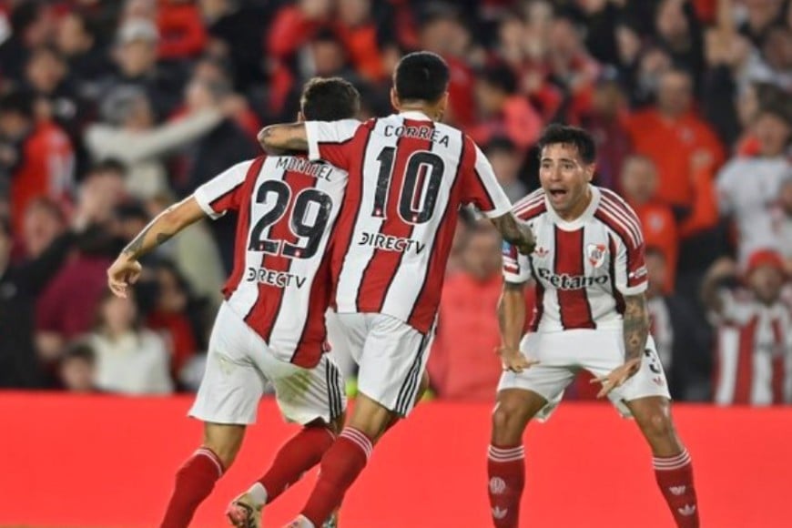 River vs Argentinos Jrs. Foto: @RiverPlate
