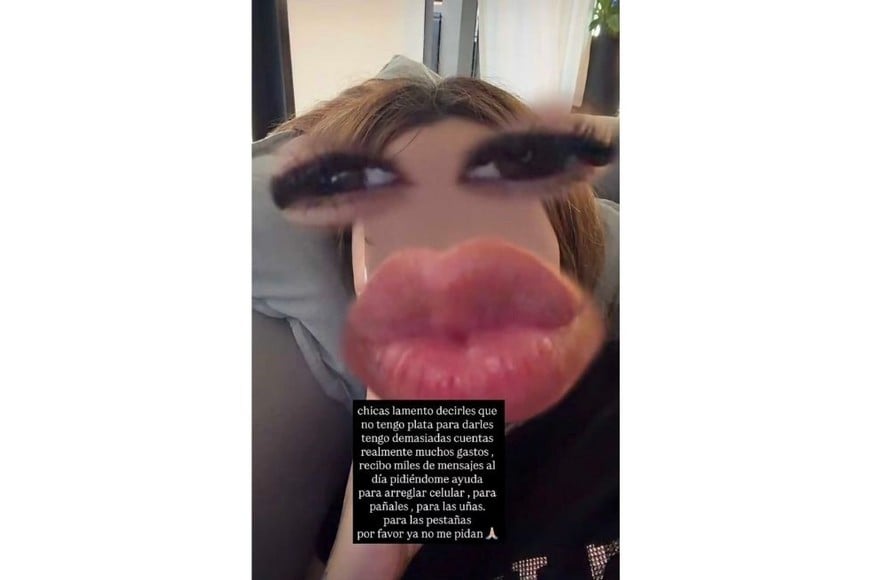 La influencer explicó que durante un período ayudó económicamente a algunas de sus seguidoras.