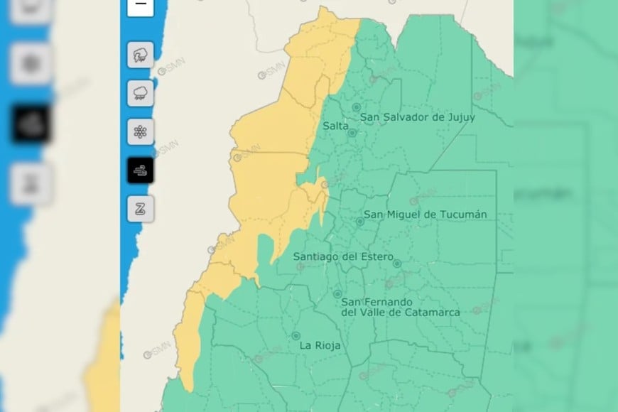 El viento fuerte afectará sectores cordilleranos de distintas provincias argentinas.