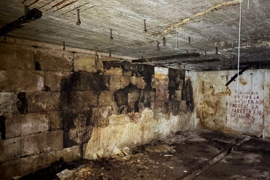 Las cámaras encontradas permanecían bajo tierra desde la demolición del antiguo mercado.