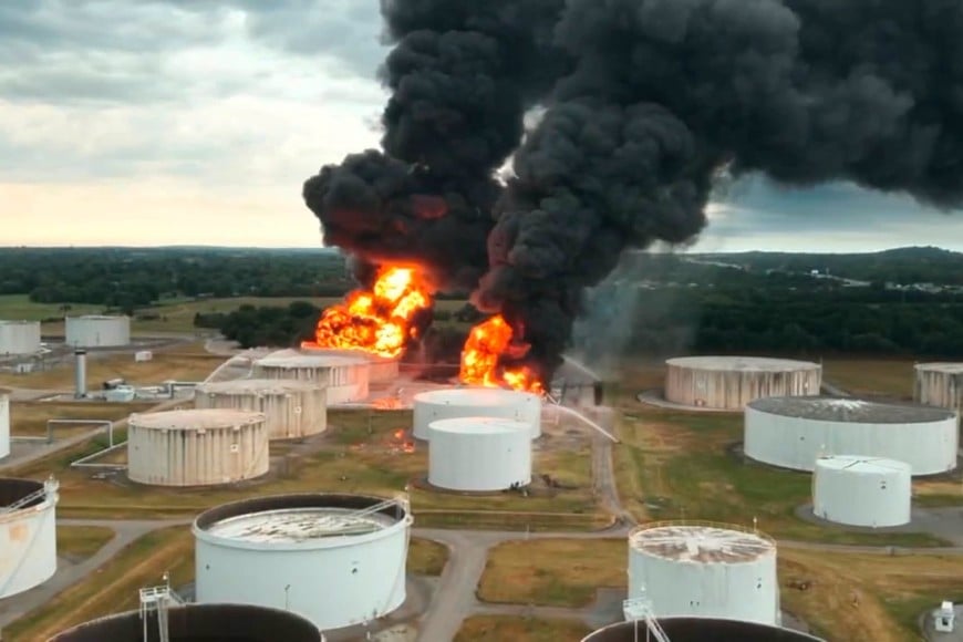 El complejo donde se produjo el incendio.