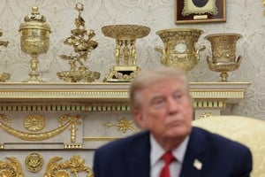 Trump publicó la polémica imagen este martes en Truth Social.