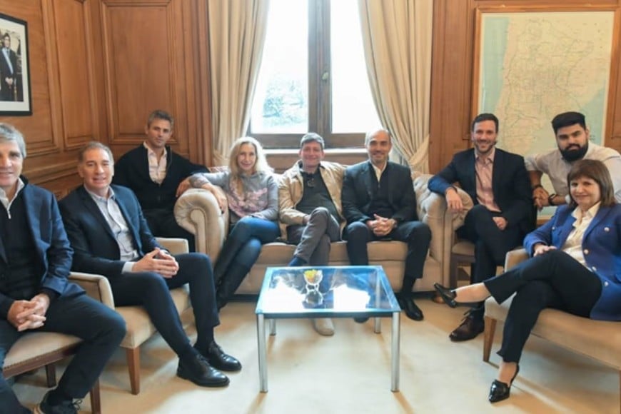 La Mesa Política del Gobierno volvió a reunirse este martes en la Casa Rosada.