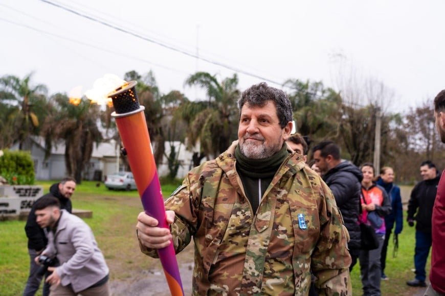 La Antorcha Suramericana continúa su paso por la provincia de Santa Fe.