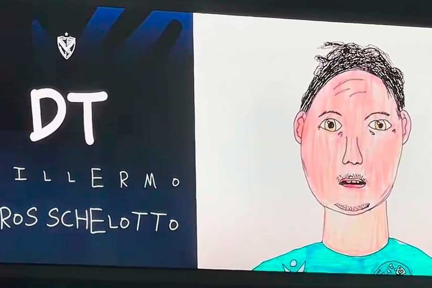 El "Melli" también tuvo su dibujo.