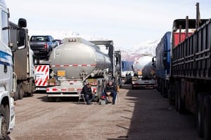 Más de 1.000 camiones ingresaron al país durante la jornada del viernes.