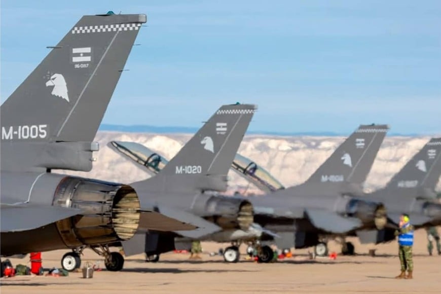 Imagen ilustrativa. Avión F-16.
