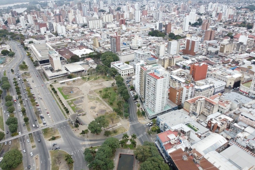 Postal aérea. Hay un 30% de ejido urbano que está urbanizado. Foto: Archivo Luis Cetraro