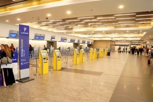 Operativo en Aeroparque por un bolso que se dejaron olvidado.
