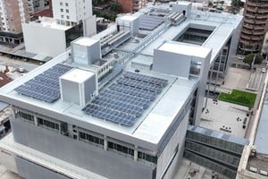 El nuevo edificio de Tribunales sobre el cual negocian espacios para juzgados y fiscalías. Foto: Fernando Nicola.