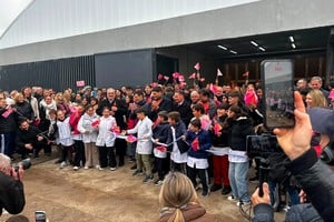 Invencible Velódromo ya inaugurado en Rafaela. Crédito: El Litoral