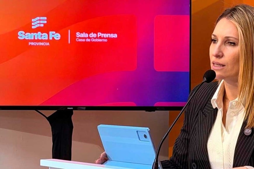 La vocera brindó detalles en materia de seguridad.