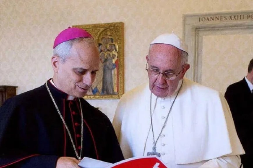 Juntos. León llegará a la tierra de su antecesor, Francisco. Archivo.