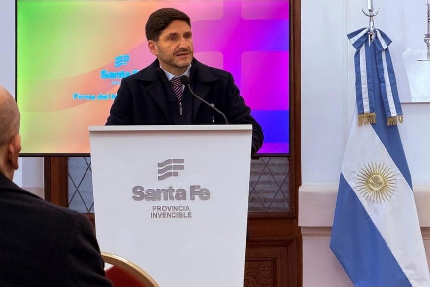 Pullaro encabezó la firma del nuevo acuerdo de cooperación entre Santa Fe y UNICEF.