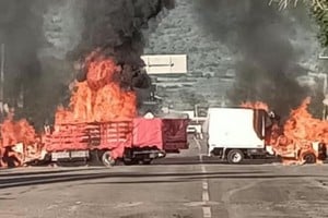 Los bloqueos perjudicaron el transporte agropecuario.