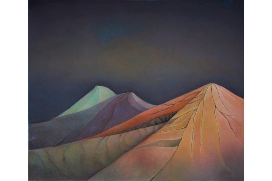 "Montaña roja". Foto: Museo Municipal de Artes Visuales