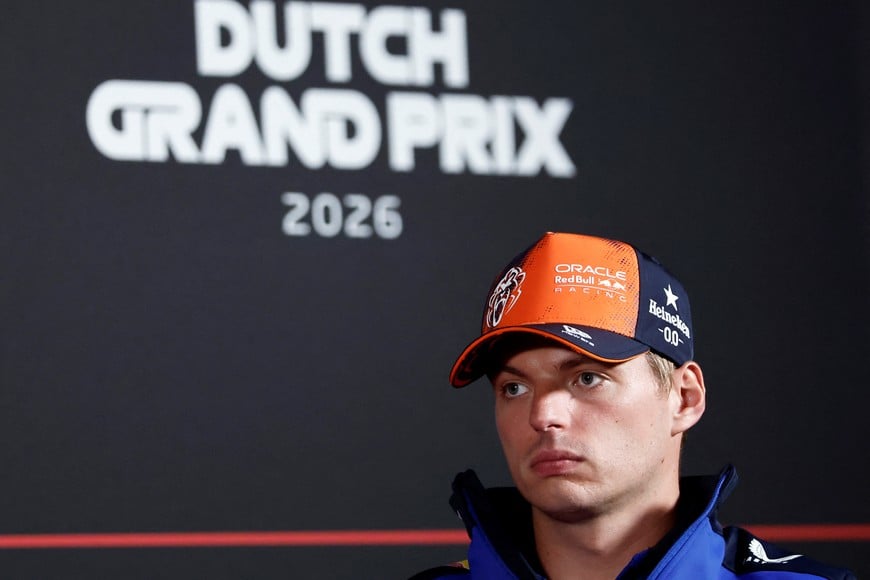 Formula One F1 - Dutch Grand Prix - Circuit Zandvoort, Zandvoort, Netherlands - August 20, 2026
Red Bull's Max Verstappen during a press conference ahead of the Dutch Grand Prix REUTERS/Benoit Tessier