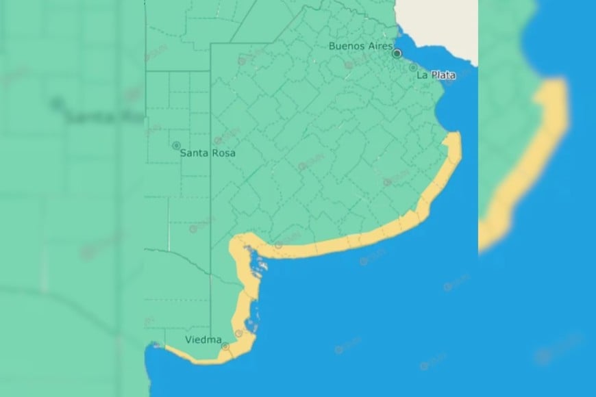 Las ráfagas podrían alcanzar los 70 km/h durante la jornada del jueves.