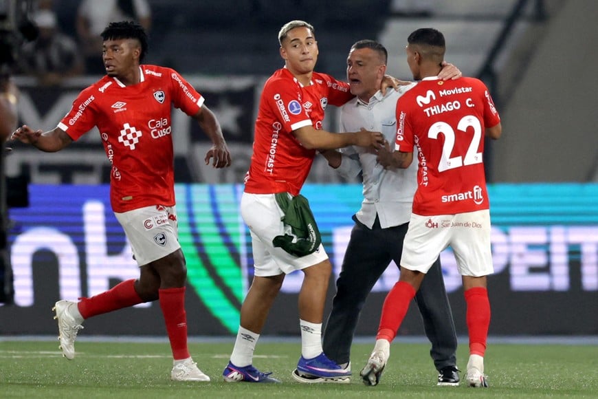 Soccer Football - Copa Sudamericana - Round of 16 - Second Leg - Botafogo v Cienciano - Estadio Nilton Santos, Rio de Janeiro, Brazil - August 20, 2026
Cienciano coach Horacio Melgarejo REUTERS/Ricardo Moraes