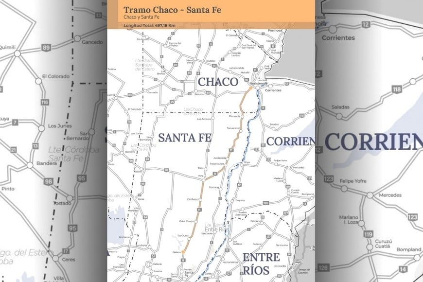 Tramo Chaco - Santa Fe