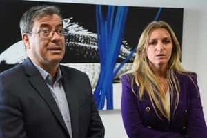 Martínez y Carignanon cuestionaron el nuevo Código Electoral aprobado por la Legislatura de Santa Fe. Foto: Archivo.