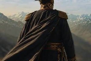 El general José de San Martín ante su máximo y sublime reto: el cruce de la cordillera de los Andes.