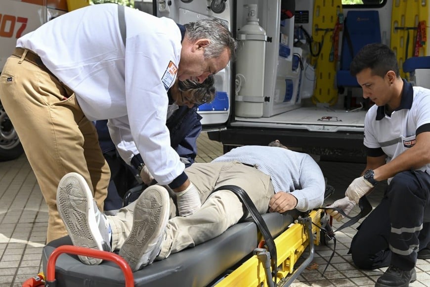Los equipos del SIES 107 trabajan de manera coordinada ante cada emergencia.