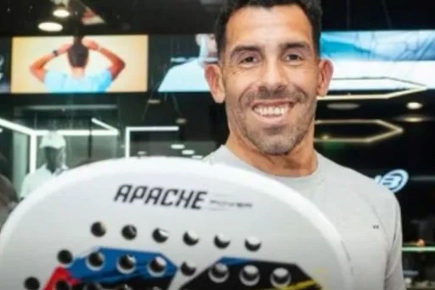 carlos tevez padel