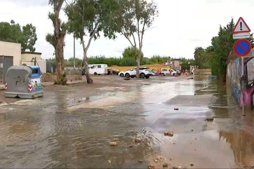 Roda de Berà fue una de las localidades más afectadas por las fuertes lluvias.