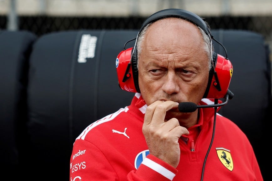 Formula One F1 - Dutch Grand Prix - Circuit Zandvoort, Zandvoort, Netherlands - August 22, 2026
Ferrari team principal Frederic Vasseur ahead of the sprint race REUTERS/Benoit Tessier
