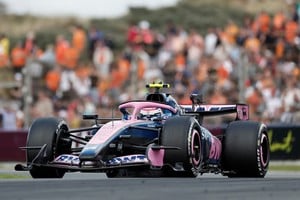 Formula One F1 - Dutch Grand Prix - Circuit Zandvoort, Zandvoort, Netherlands - August 23, 2026
Alpine's Franco Colapinto in action during the race REUTERS/Benoit Tessier