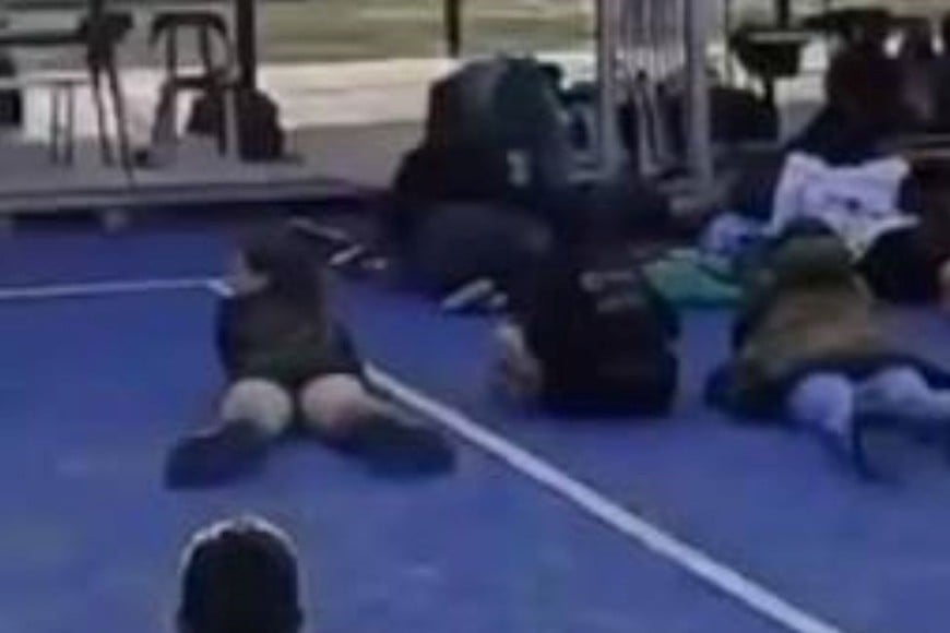 La situación generó preocupación entre las deportistas y familiares.