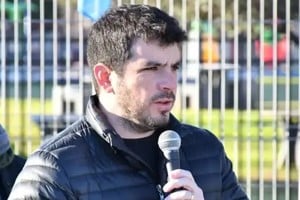 El intendente Chiarella remarcó el orgullo de que "que Venado Tuerto sea protagonista, que toda la provincia y todo el país vengan a nuestra querida ciudad y a nuestra hermosa pista”. Foto: MVT