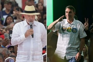 Lula da Silva y Flavio Bolsonaro, los dos nombres más fuertes para la presidencia en Brasil. Crédito: Reuters