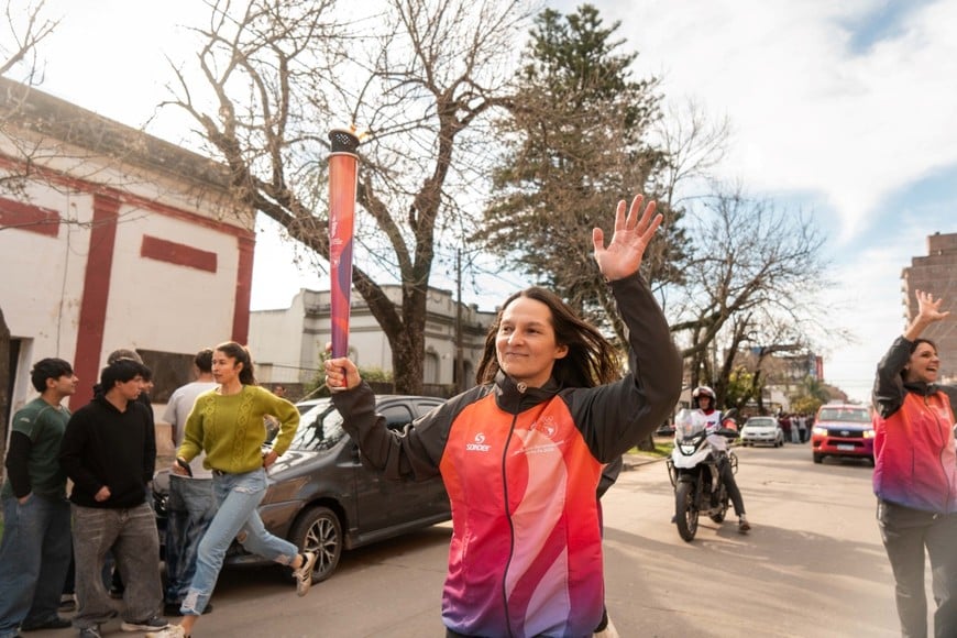 La Antorcha Suramericana continuó este lunes 24 de agosto su recorrido por la provincia de Santa Fe, pasó por Avellaneda y llegó a Reconquista.