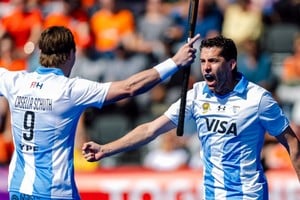 Los Leones y un triunfo que los mete entre los mejores cuatro del mundo. Crédito: FIH