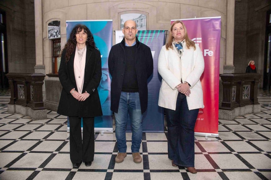 Tarabella, Ricci y Ceresola comentaron las principales actividades de la feria. Foto: Gentileza
