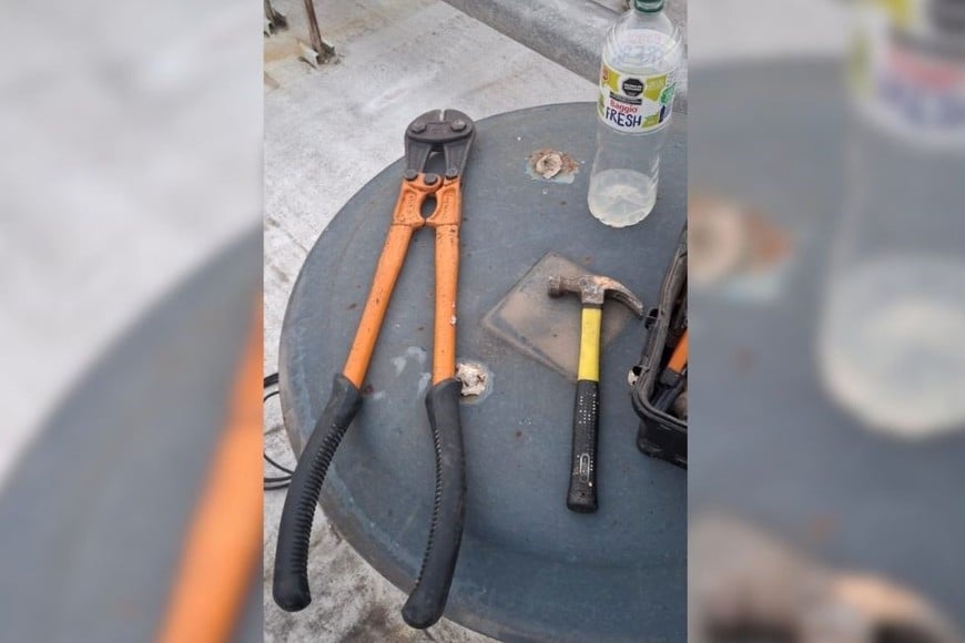 robo frustrado de cables de cobre en el Conicet