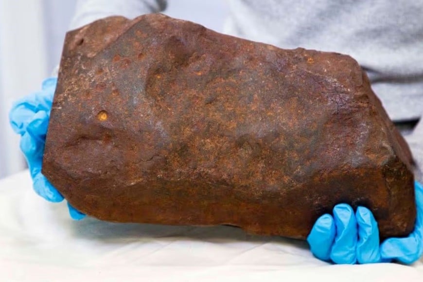 El meteorito Maryborough pesa 17 kilos y tiene 4.600 millones de años.