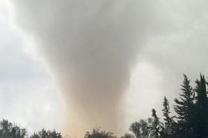 A tornado moves through Preixan, France, August 24, 2026, in this screengrab obtained from a social media. Guillaume Noe/via REUTERS  THIS IMAGE HAS BEEN SUPPLIED BY A THIRD PARTY. MANDATORY CREDIT. NO RESALES. NO ARCHIVES.

VERIFICATION:
- Date and location verified from original file metadata
- Trees, road layout, buildings, and terrain matched satellite and archive imagery