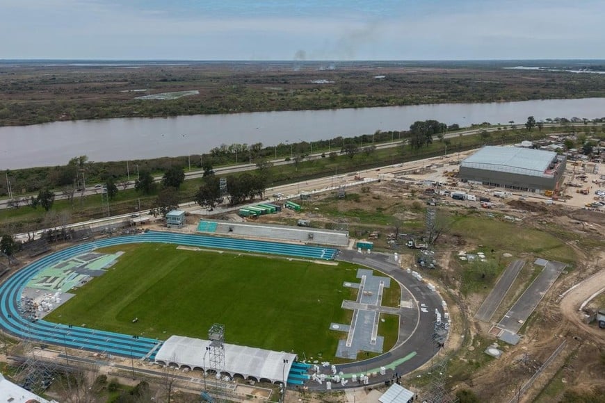 La renovada pista del CARD será sede del atletismo continental.